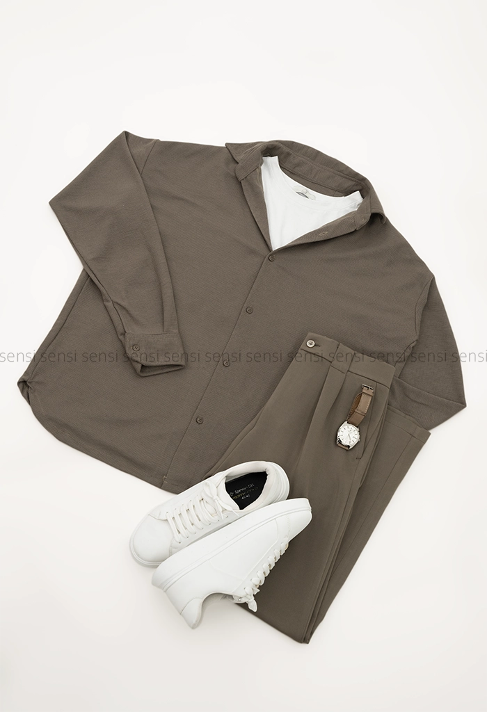 پیراهن مردانه جلو دکمه